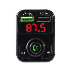 Bluetooth 5.0 FM Transmitter – Hands-Free Car Kit & Fast Charging
