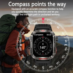 Military GPS Smartwatch – Rugged & Adventure-Ready
