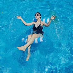 Foldable Pool Hammock Lounge – Floating Net Bed