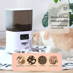 Smart Automatic Cat Feeder – Camera & Voice Control