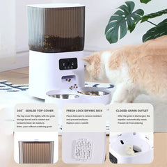Smart Automatic Cat Feeder – Camera & Voice Control