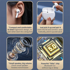 Pro 6 TWS Wireless Earbuds β Deep Bass & Clear Sound