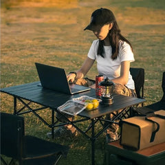 Adjustable Foldable Camping Table – Lightweight & All-Terrain