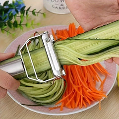 Double-Head Veggie Peeler – Stainless Steel for Fruits & More