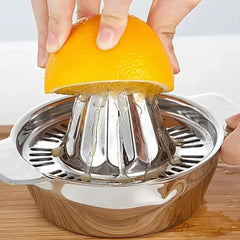 Manual Citrus Juicer – Portable Stainless Steel Squeezer