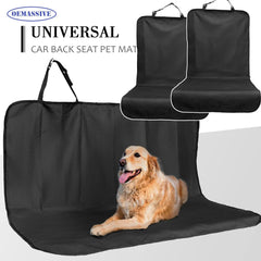 Dog Car Seat Cover - Waterproof Backseat Cushion for Pets