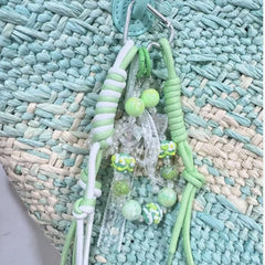 Woven Beaded Bag Chain