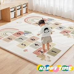 Foldable Waterproof Baby Play Mat – Double-Sided Foam
