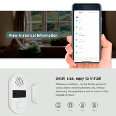Tuya Smart Door & Window Sensor – Anti-Theft Alert System