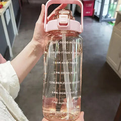 2L Straw Sports Water Bottle