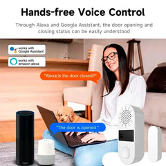 Tuya Smart Door & Window Sensor – Anti-Theft Alert System