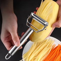 Double-Head Veggie Peeler – Stainless Steel for Fruits & More