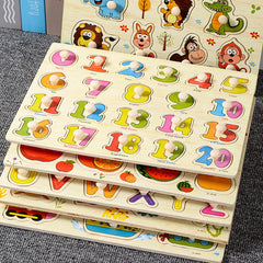 3D Wooden Montessori Puzzle for Kids